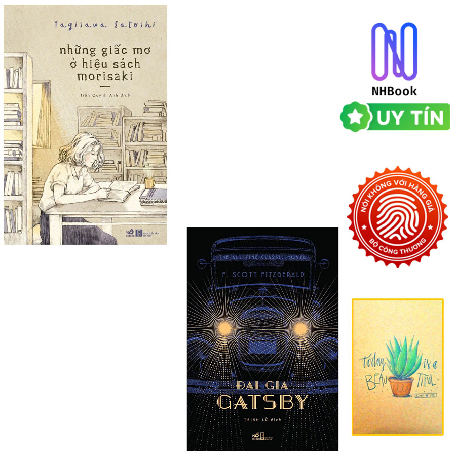 Combo Đại Gia Gatsby Và Những Giấc Mơ Ở Hiệu Sách Morisaki Tặng Kèm Sổ Tay