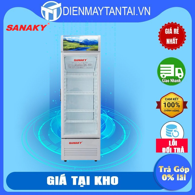 TỦ MÁT SANAKY 130 LÍT VH-168KL NHÔM - hàng chính hãng