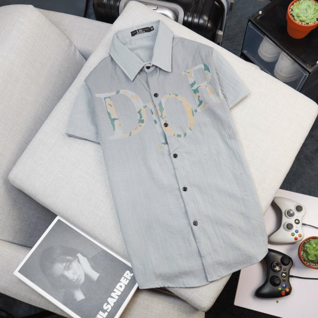 ÁO SƠ MI NAM TAY NGẮN THỜI TRANG LUXURY ĐẲNG CẤP - PHONG CÁCH CHUẨN SOÁI CA CHO CÁC ANH EM THỜI TRANG NAM 1986