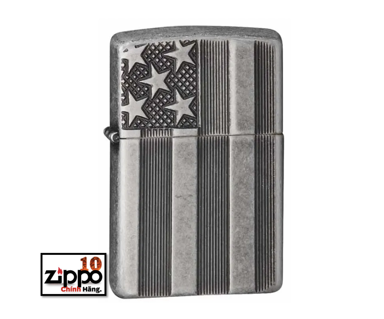 Bật lửa ZIPPO 28974 Flag Armor - Chính hãng 100%