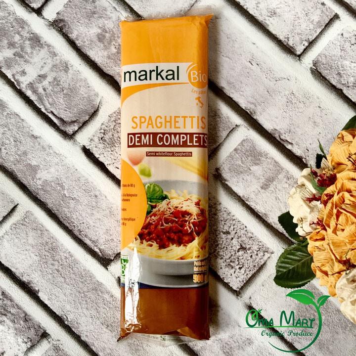 Mỳ spaghetti bán lứt hữu cơ Markal 500g