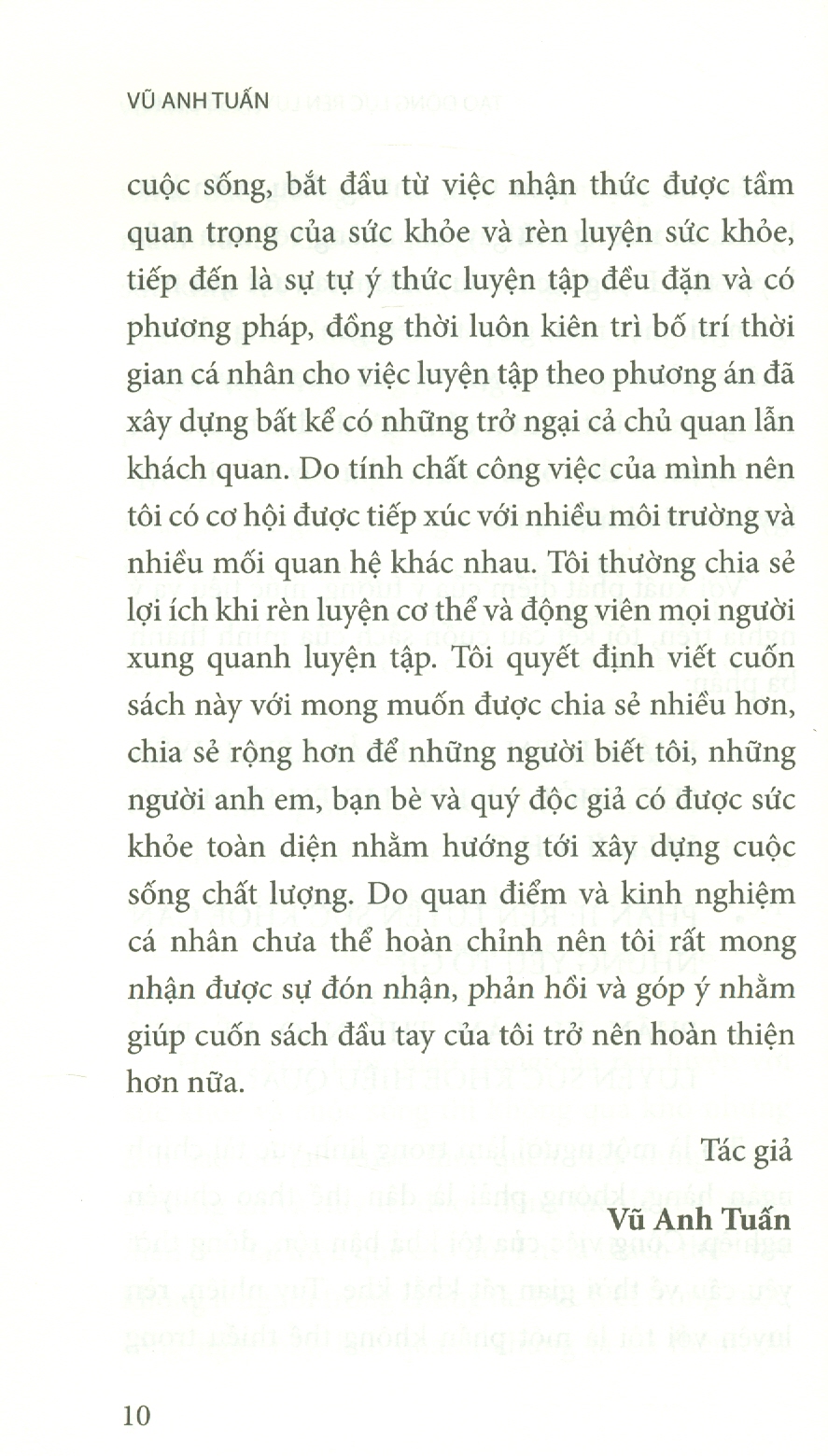 Tạo Động Lực Rèn Luyện Sức Khỏe