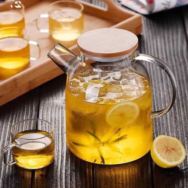 Bình đựng trà 1600ml có lõi lọc lò xo