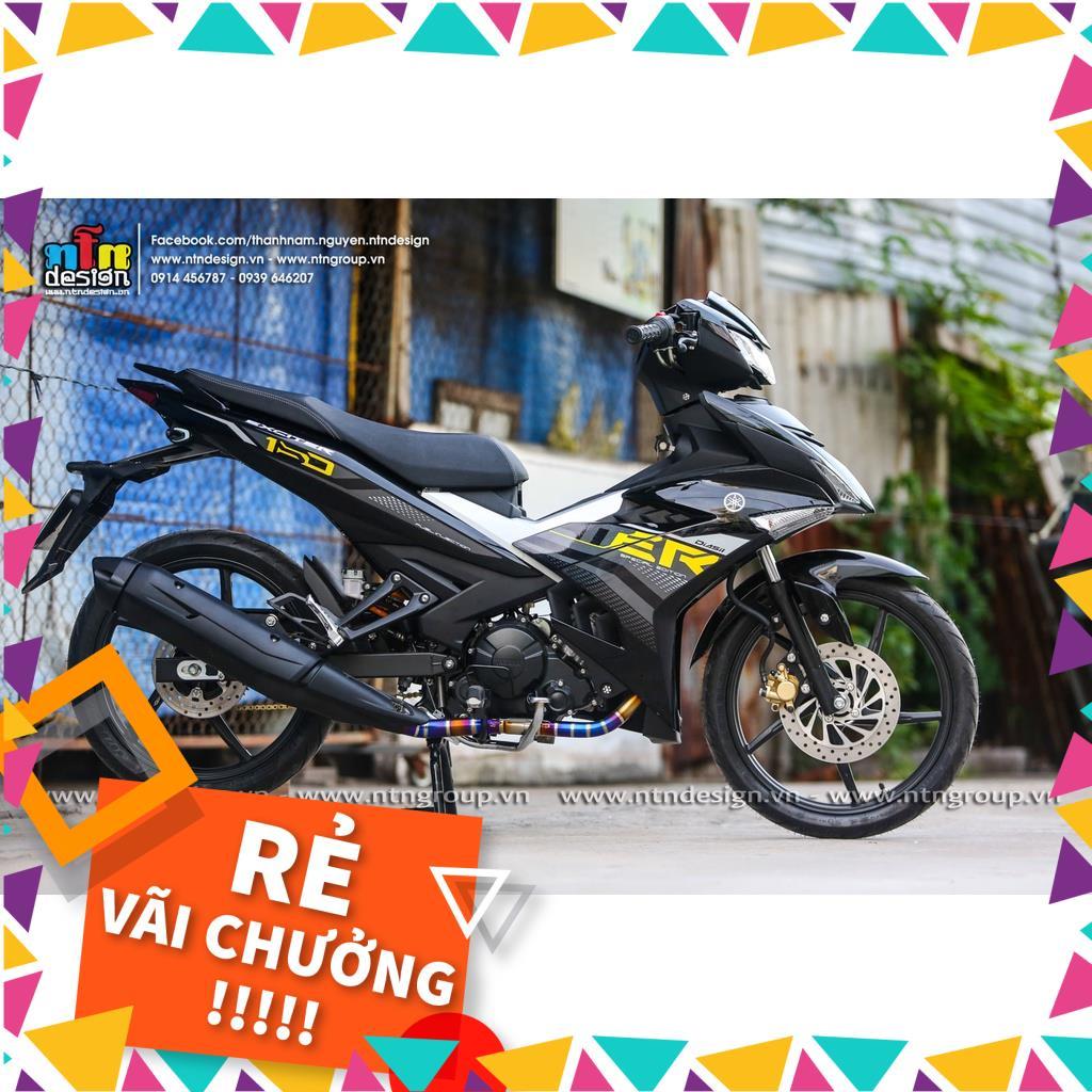 Tem Rời Exciter 150 Mẫu Zin 2021 Đen Xám Vàng