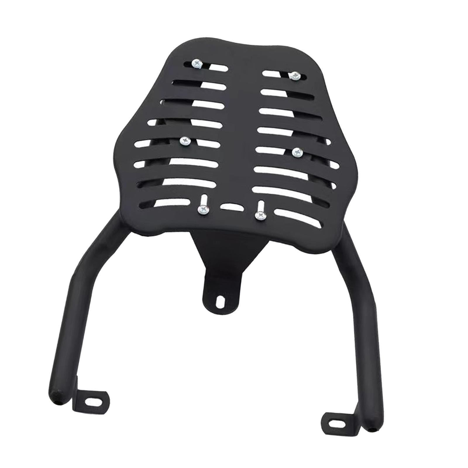 Rear Luggage Rack Carrier Iron Accessory Motorcycle Holder Seat Luggage Rack