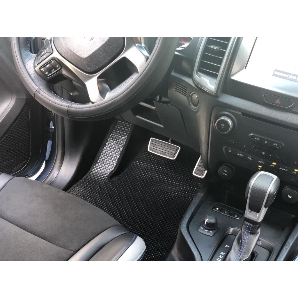 Thảm lót sàn ô tô KATA cho xe Ford Ranger và Raptor  - Khít với sàn xe, Chống trơn, Không mùi, Không ẩm mốc