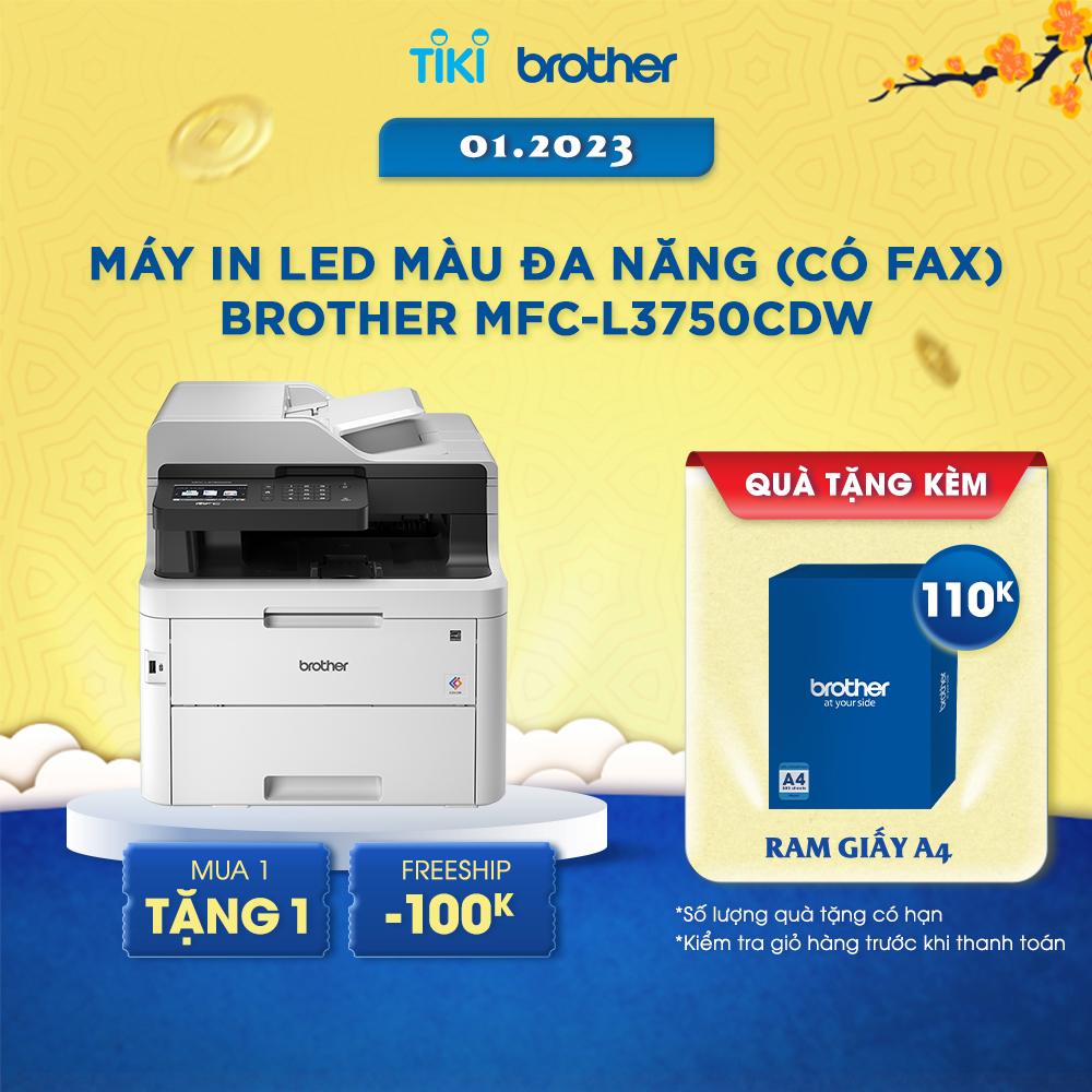 Máy In Laser Màu Đa Năng Brother Silicom MFC-L3750CDW   - Hàng Chính Hãng