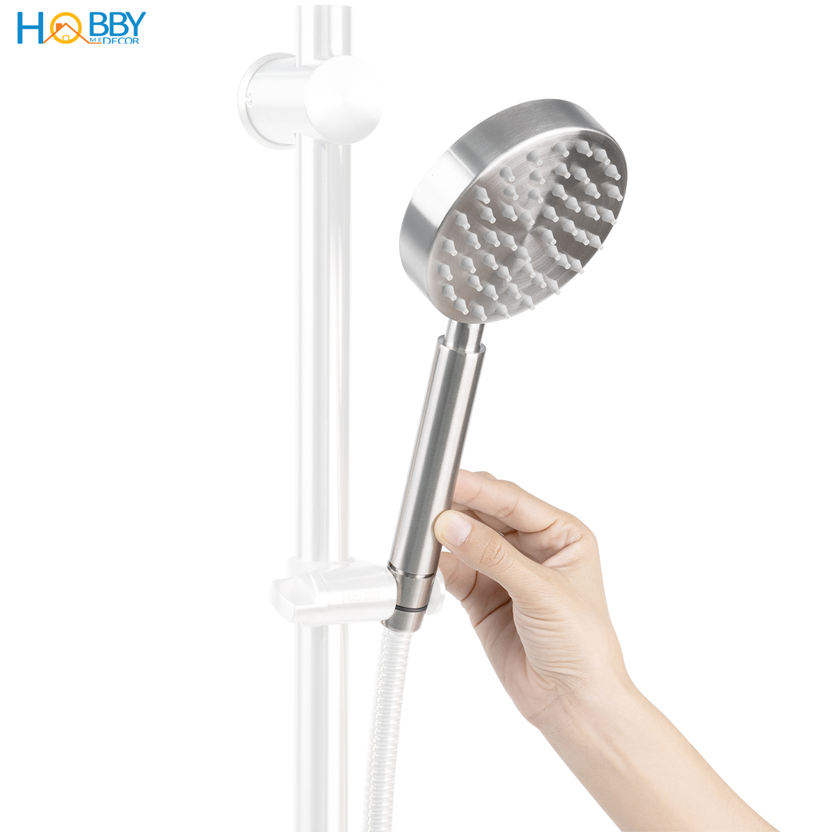 Tay sen tắm inox 304 hỗ trợ tăng áp Hobby home decor TS3