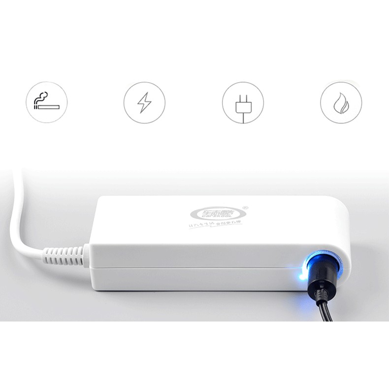 Bộ đổi nguồn từ 220V điện lưới sang 12V tẩu sạc ô tô cao cấp