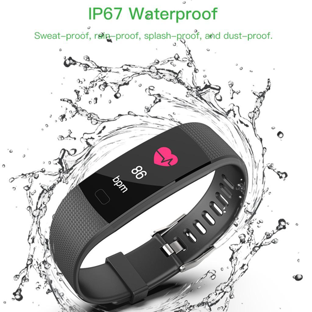 IP68 Waterproof Activity Fitness Tracker Watches Health Exercise Smartwatch with Heart Rate, Sleep Monitor Compatible with Samsung iPhone
