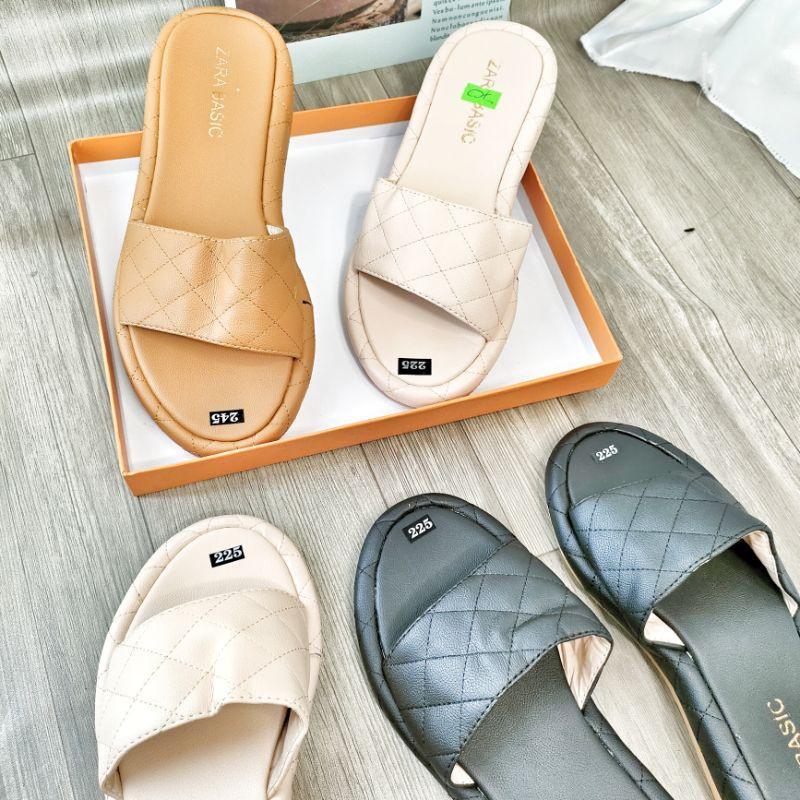 Dép Bánh Mỳ Quai Ngang Chần Ô Siêu Nhẹ