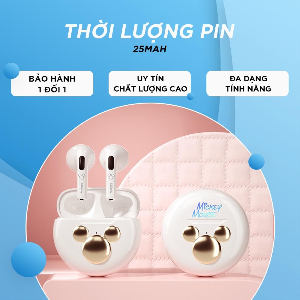 Tai Nghe Bluetooth Không Dây Disney LY-602 Type C, Đẹp Nhỏ Gọn Có Mic Âm Thanh, Cảm Ứng Một Chạm,Pin Siêu Trâu