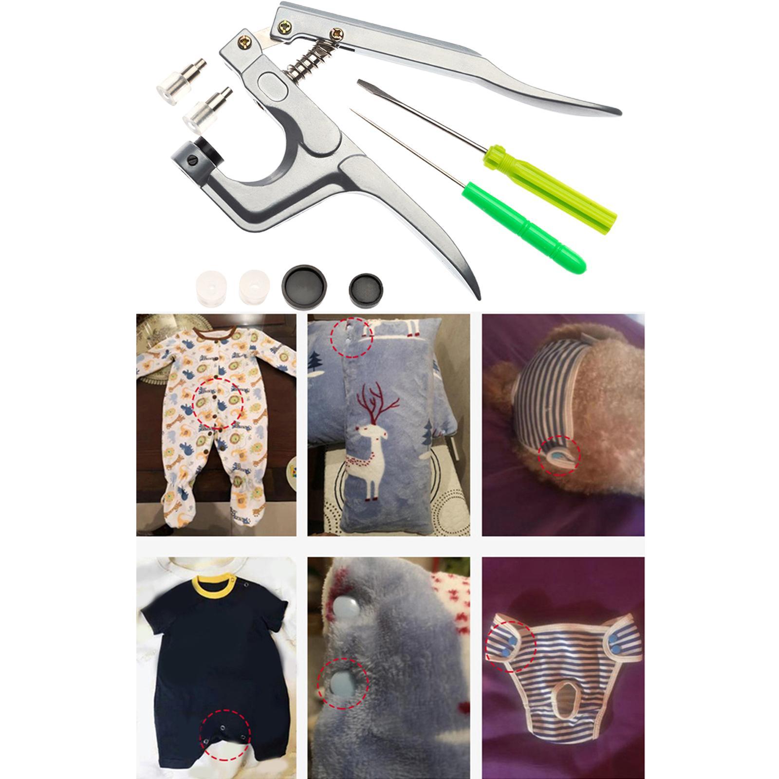 Craft Snap Fastener Pliers Starter Kit Accessories Clothing for Snapping Buttons