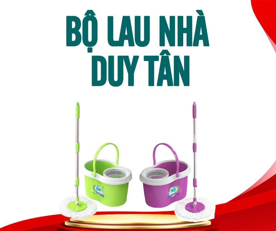 Bộ Cây Lau Nhà 360độ Duy Tân MATSU 9Lít Thiết Kế Thông Minh, Tiện Lợi | TriTin