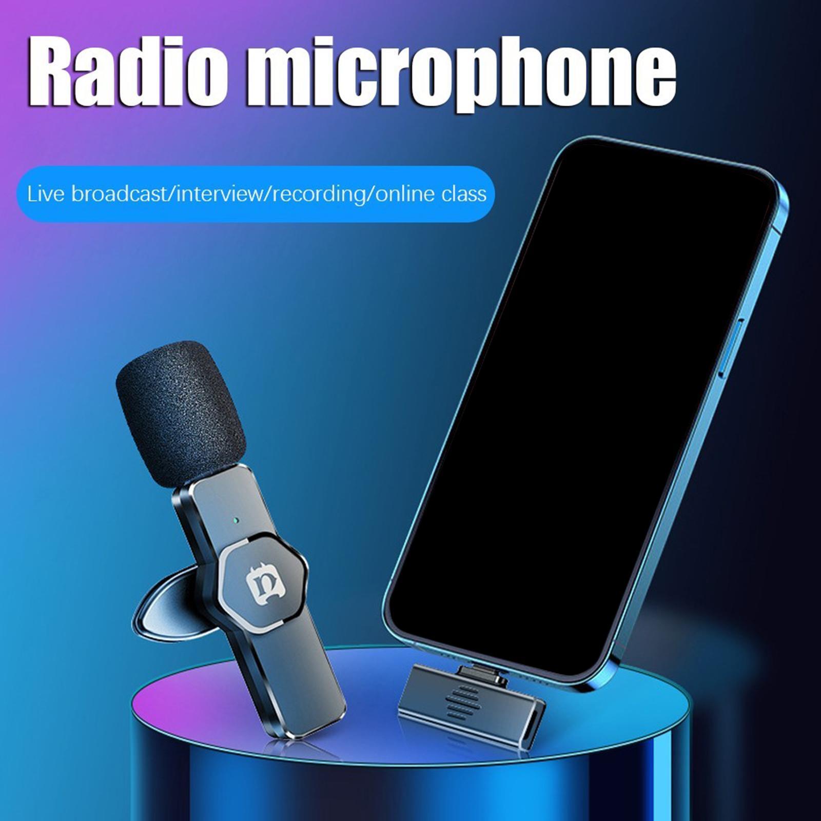 Wireless Lavalier Microphone Usb-C PC for Interview-Auto Sync Meeting