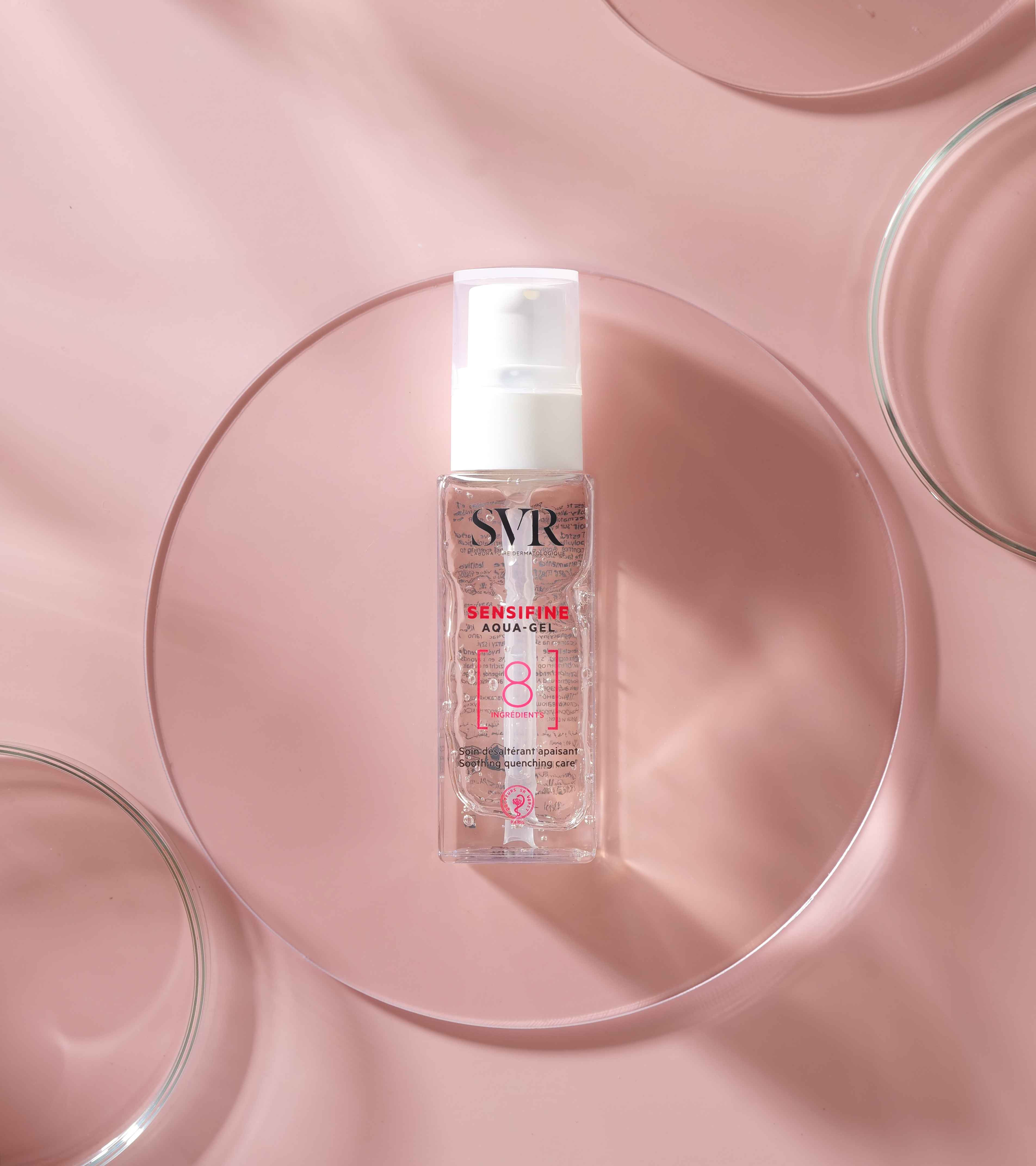 Gel dưỡng ẩm, làm dịu dành cho da nhạy cảm với công thức siêu tối giản SVR SENSIFINE Aqua - Gel 40ml