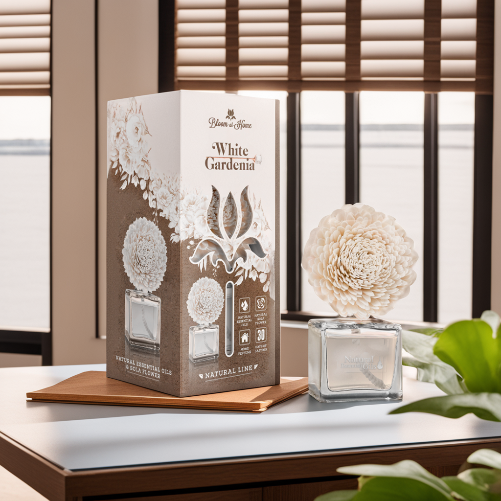 Nước hoa thơm phòng WHITE GARDENIA ELIX - Hương hoa dành dành - 100ml nhập khẩu từ Ba Lan - Thành phần tự nhiên, an toàn cho sức khỏe