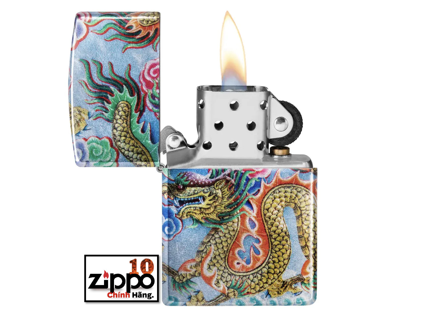 Bật lửa ZIPPO 48575 Dragon Design - Chính hãng 100%