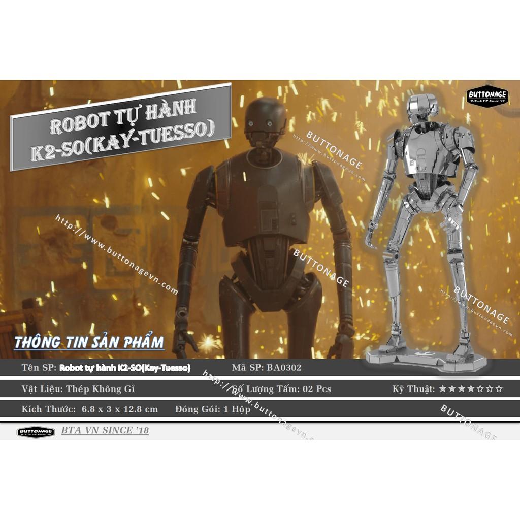 Mô Hình Lắp Ráp 3d Robot tự hành K2-SO
