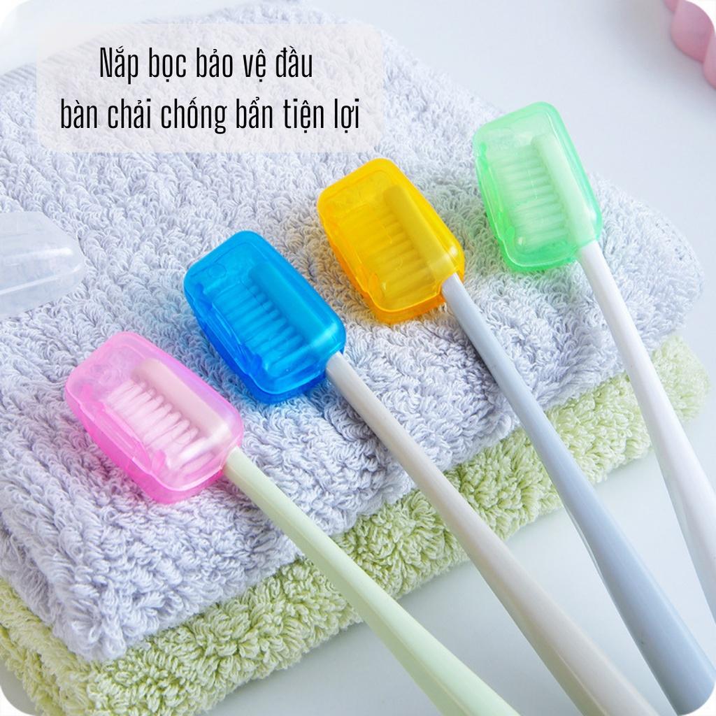 Nắp đậy bảo vệ đầu bàn chải đánh răng chất liệu nhựa PP an toàn chống bẩn tiện lợi mang theo du lịch