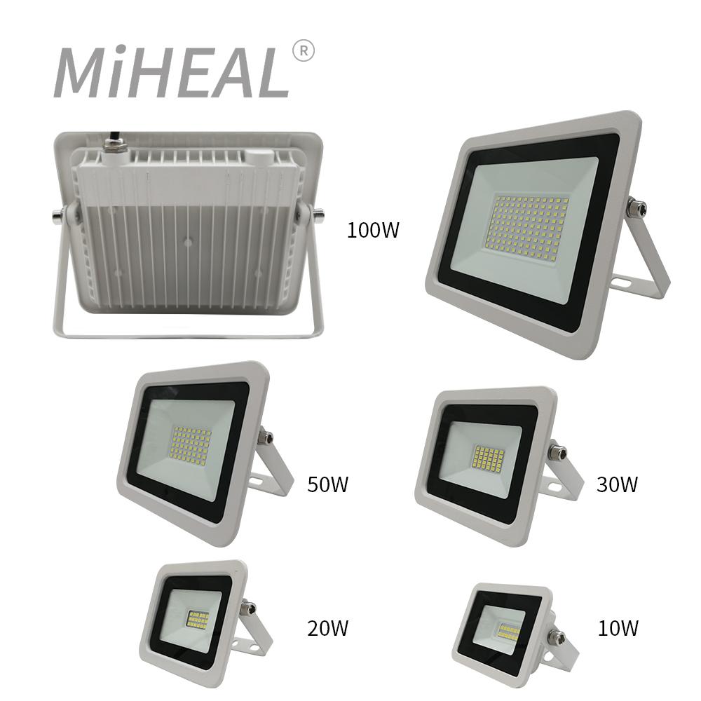 Đèn LED 220V Chiếu Sáng Công Nghiệp 10W 20W 30W 50W 100W Nhà Máy Xưởng Nhà Để Xe IP68 Đèn Làm Việc Chống Thấm Nước đèn LED Khai Thác Mỏ