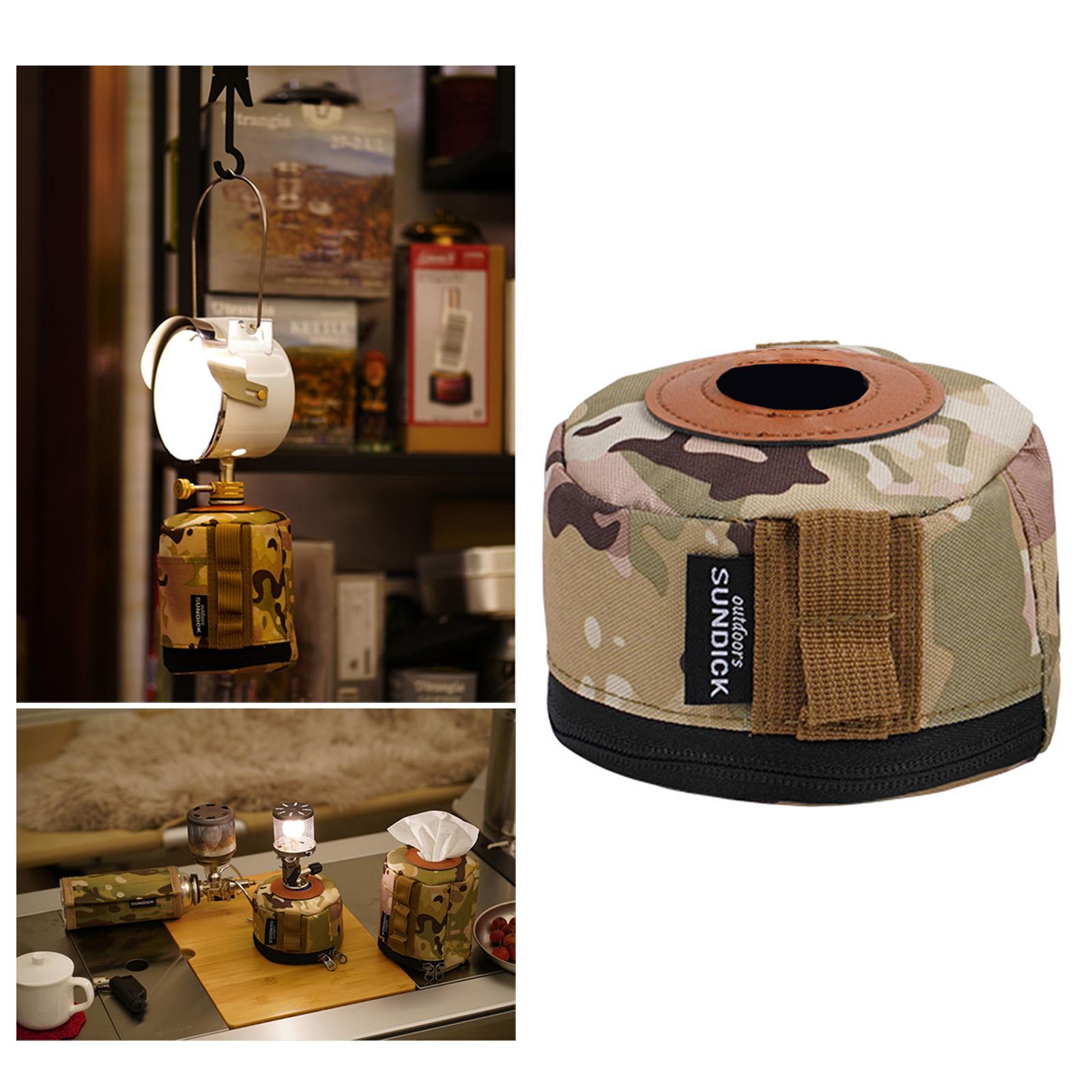 Gas Tank Protective Case Fuel Cylinder Canister Storage Cover for Picnic Travel Hiking Outdoor Camping