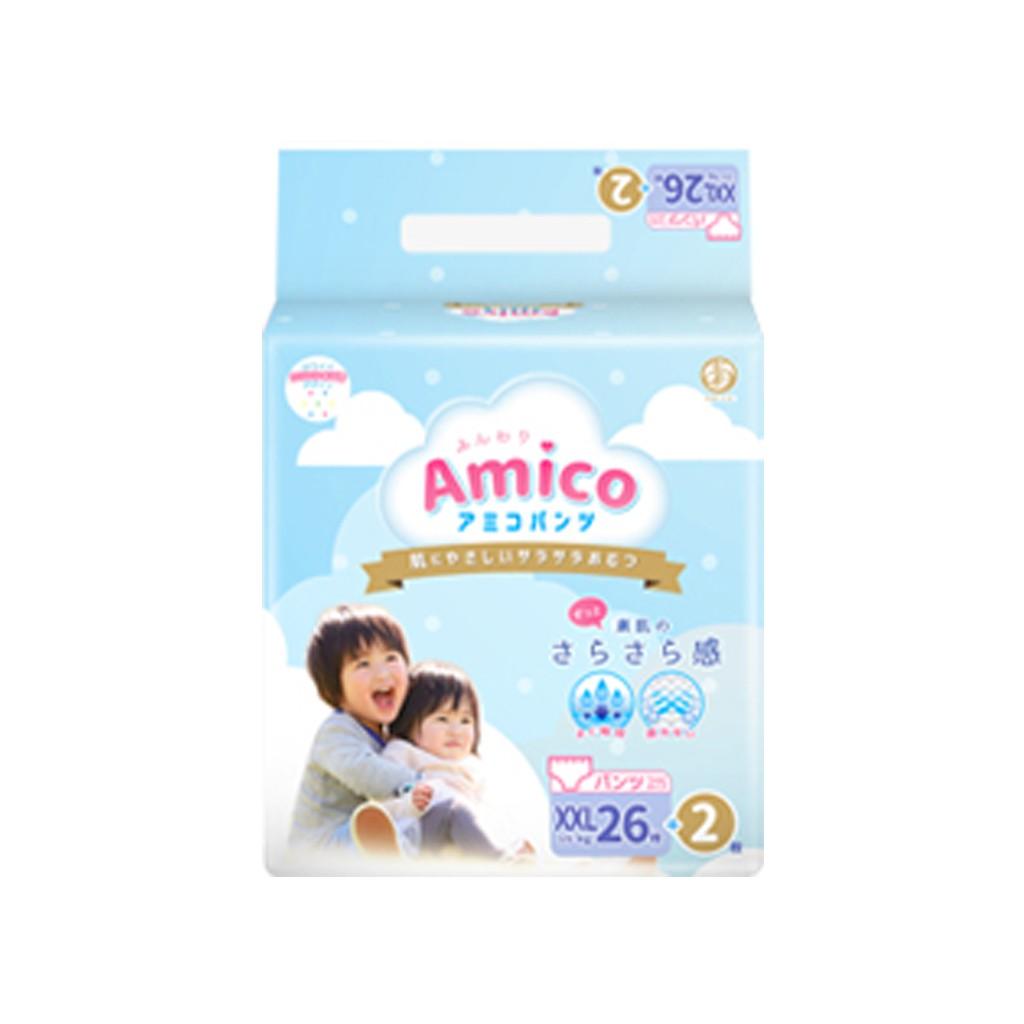 Bỉm - Tã quần Amico size XXL 26 + 2 miếng (Cho bé ≥15kg)