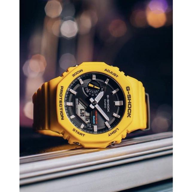 Đồng Hồ Nam Dây Nhựa Casio G-Shock GA-B2100C-9ADR Chính Hãng - Pin Năng Lượng Mặt Trời - GA-B2100C-9A Bluetooth