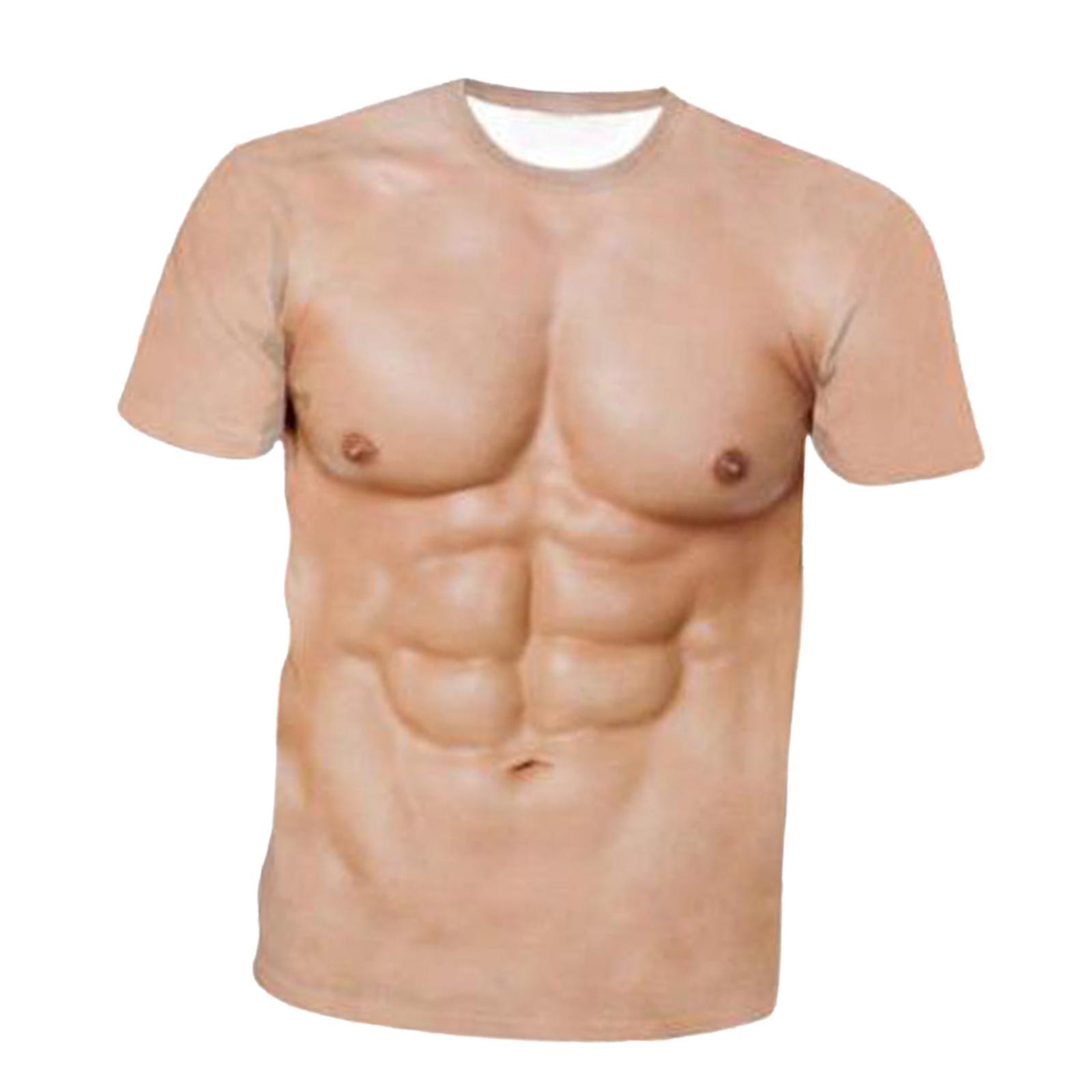 3\' T Shirt Fitness Tee Strongman Breathable Graphic Short Sleeve for Club Party