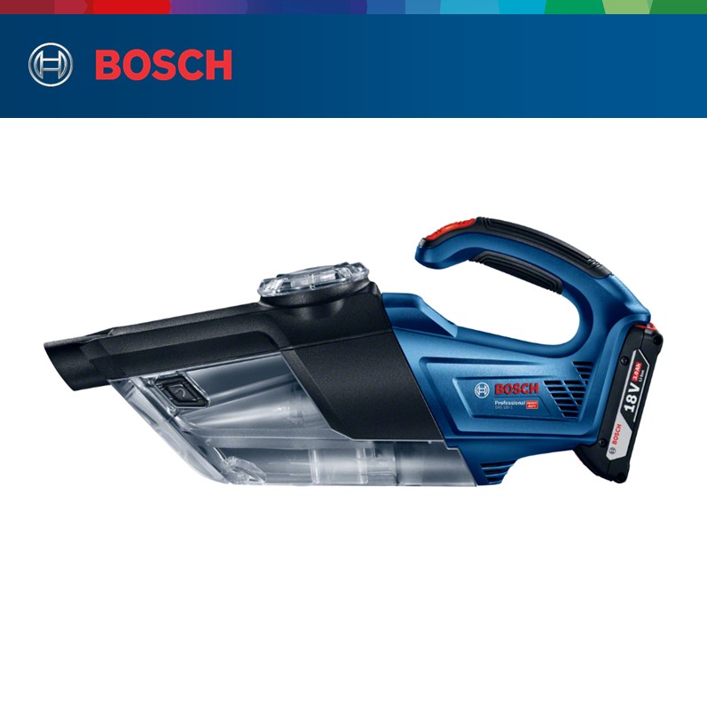 Máy Hút Bụi Bosch GAS 18V-1 SET (1 Pin 18V 3.0Ah, 1 Sạc) - Hàng Chính Hãng