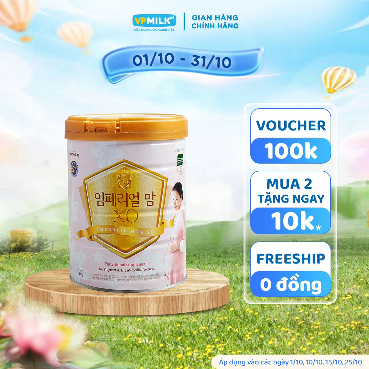 Sữa Bột Namyang Imperial Mom XO GT 800g