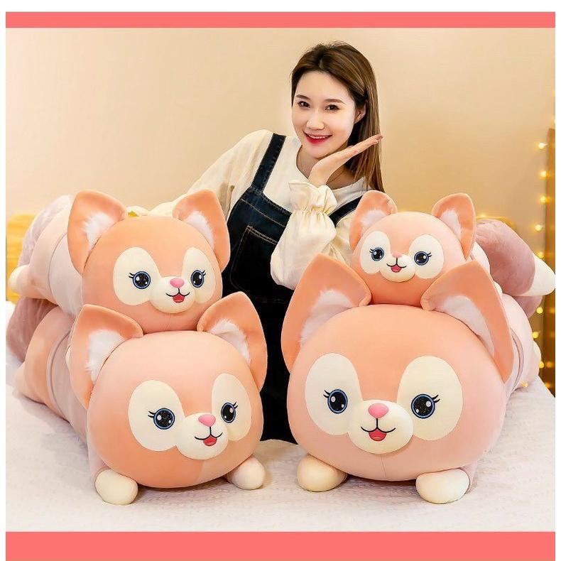Gối ôm HỒ LY đuôi lông cao cấp