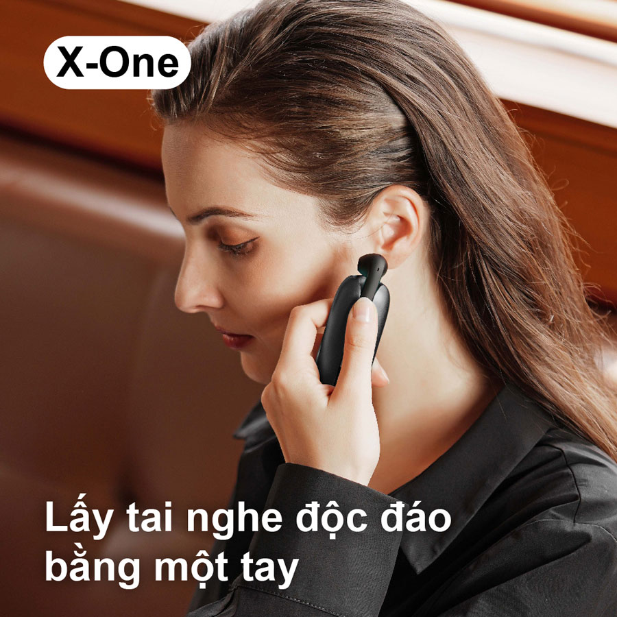 Tai nghe không dây myALO X-One: tai nghe Bluetooth 5.3 | Pin 23 giờ | Chống nước IPX4 | Điều khiển cảm ứng thông minh | Thiết kế trượt mở độc đáo đạt giải thưởng IF Design Award 2022 | Hàng chính hãng