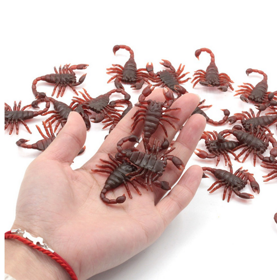 Mô hình con bọ cạp độc đáo - Đồ trang trí, quà tặng cho bé - Kích thước 4.5cm, chất liệu mềm an toàn thân thiện
