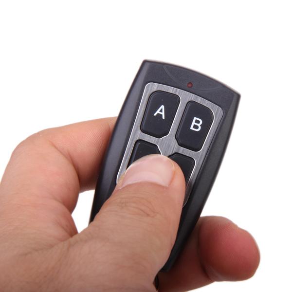 4CH / 4-Channel 433MHZ RF Wireless Remote Control Transmitter & Receiver 12V DC