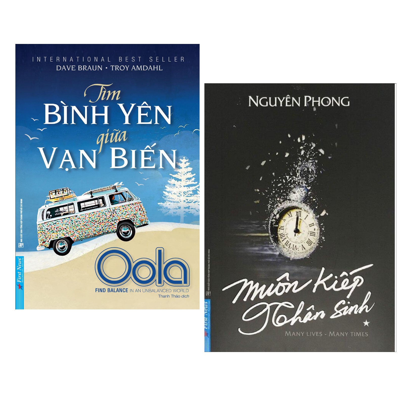 Combo Sách Kỹ Năng: Tìm Bình Yên Giữa Vạn Biến + Muôn Kiếp Nhân Sinh (Many Lives - Many Times) - (Những cuốn sách thay đổi nhận thức)