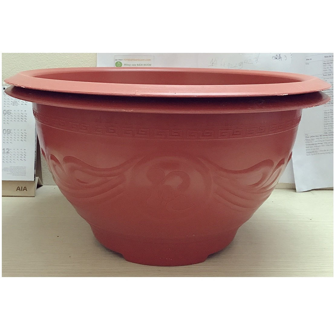 2 Chậu Nhựa Trồng Hoa, Cây Cảnh PLT 480