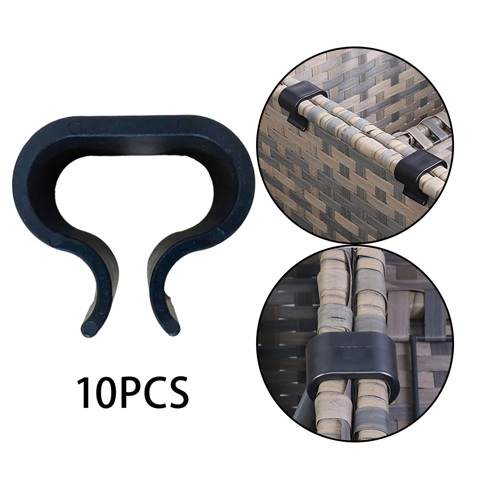 10 Pieces Patio Wicker Furniture Clips Chair Fasteners Patio Sofa Clips