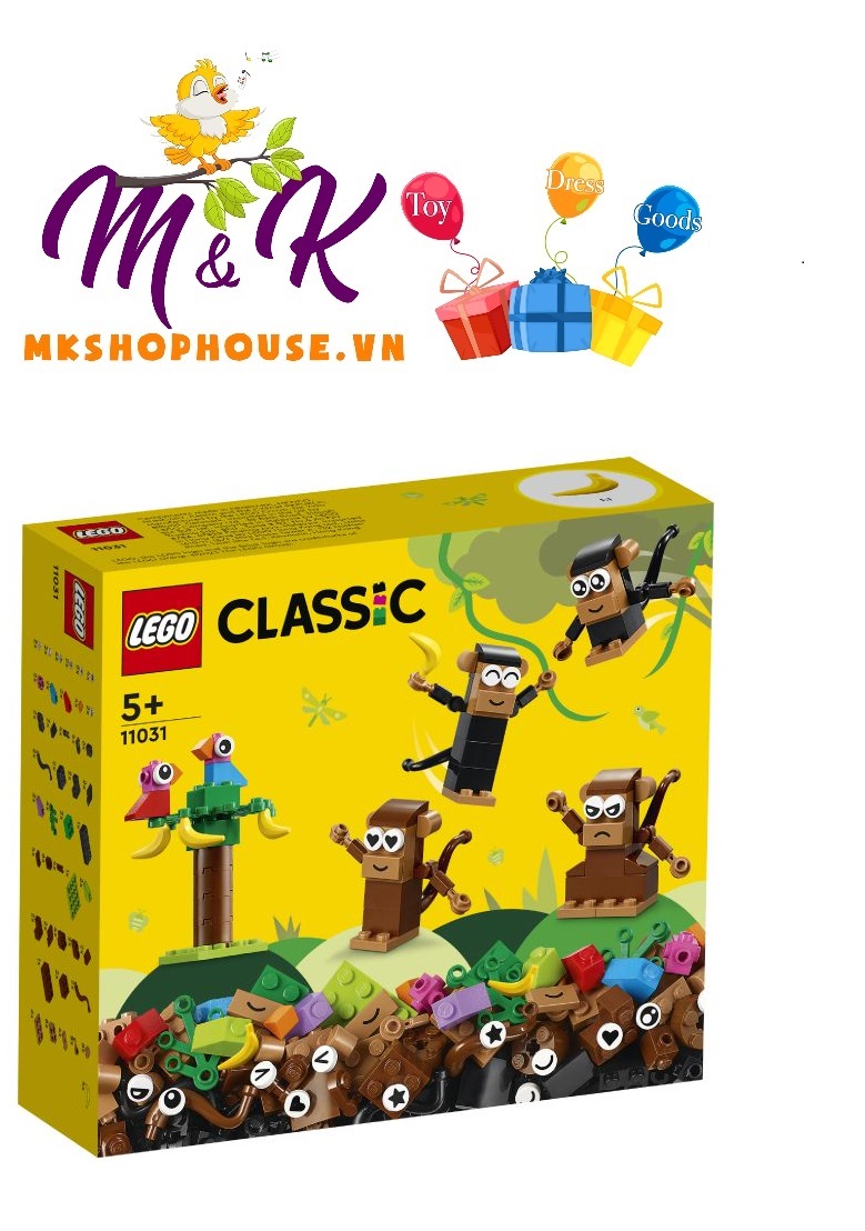 Đồ Chơi Lắp Ráp LEGO Classic Bộ Gạch Sáng Tạo Khỉ Con Vui Nhộn 11031