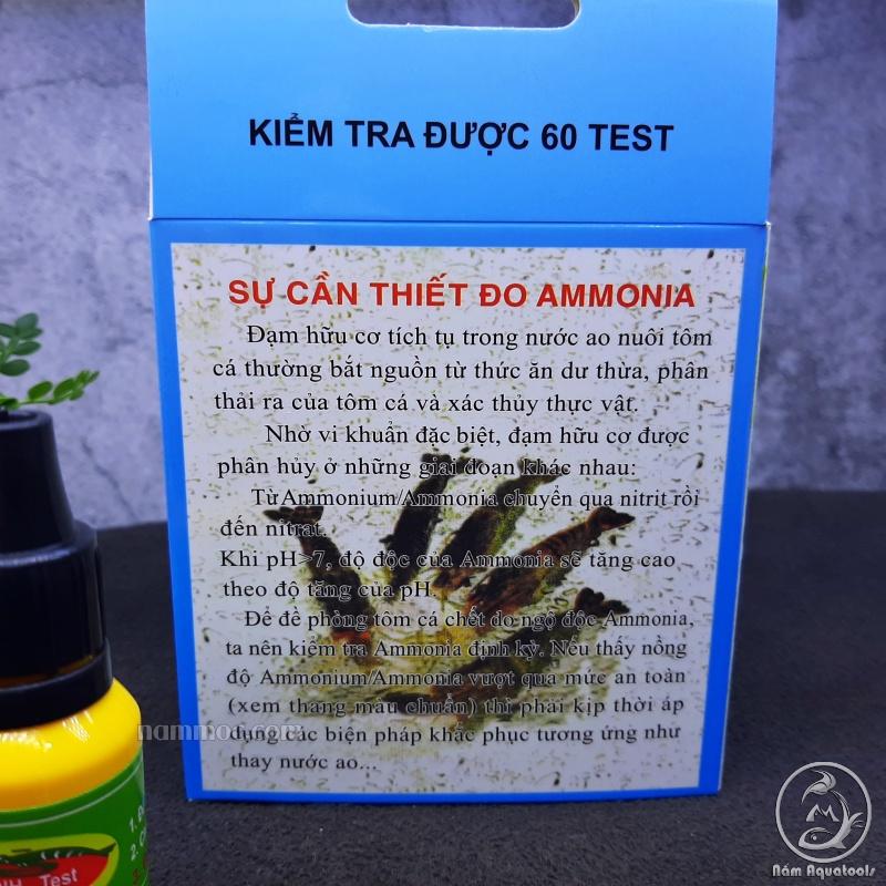 NH3/ NH4 Test Kit - Kiểm Tra Nhanh NH3, NH4 Cho Bể Thuỷ Sinh, Cá Cảnh