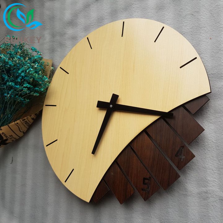Đồng Hồ Treo Tường Trang Trí Vintage - Đường Kính 30cm - Kim Trôi - Trang Trí Tường, Nhà Cửa - Bảo Hành 1 Năm