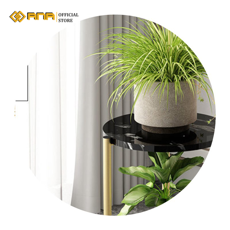 Kệ để chậu hoa cây cảnh trong nhà ANA cao cấp khung sắt chắc chắn khả năng chịu lực tốt không tróc sơn - CH01