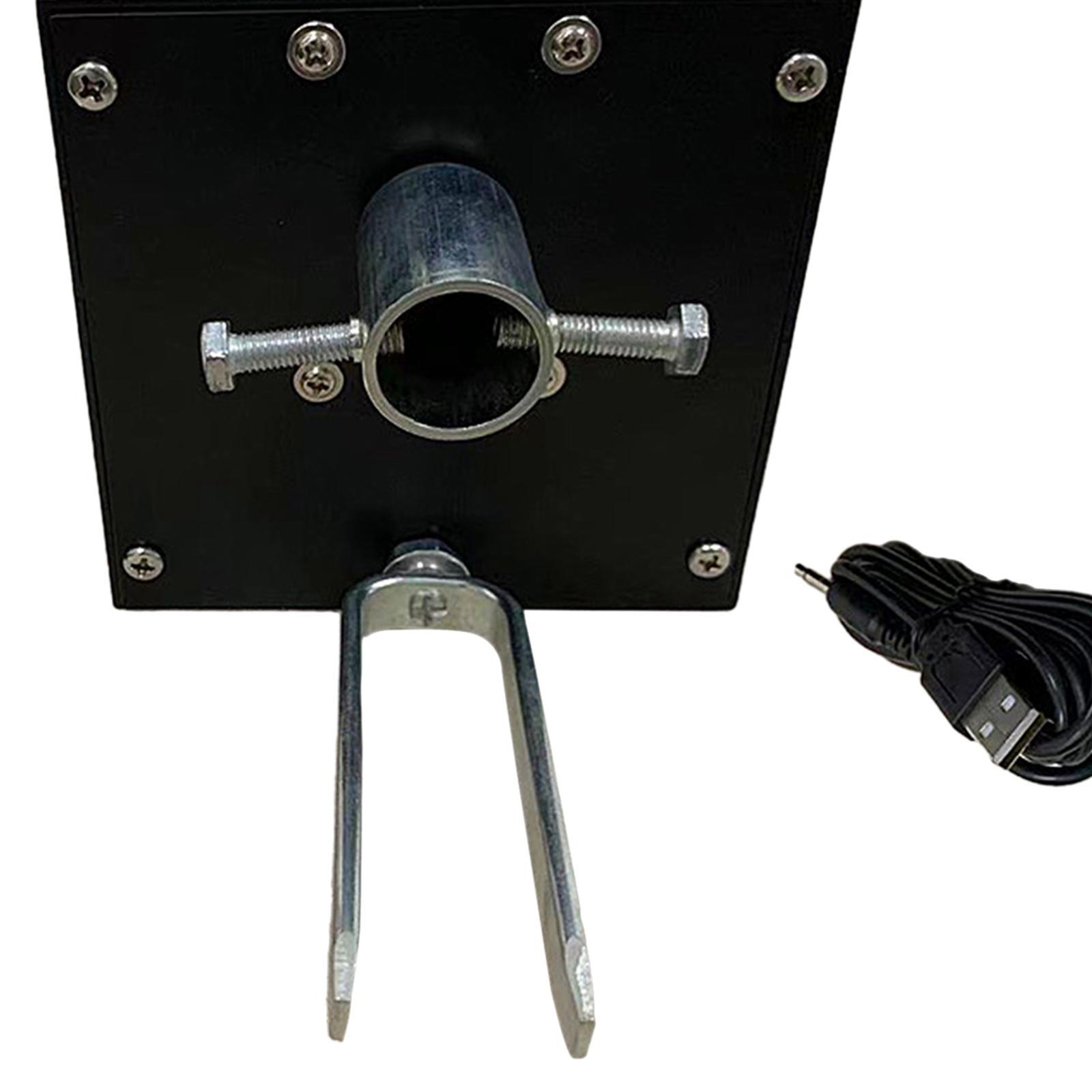 Grill Rotisserie Motor/ BBQ Motor with 1.5M USB Cable/ Black Universal Low Noise Barbecue Motor Grill Motor for Home Outdoor