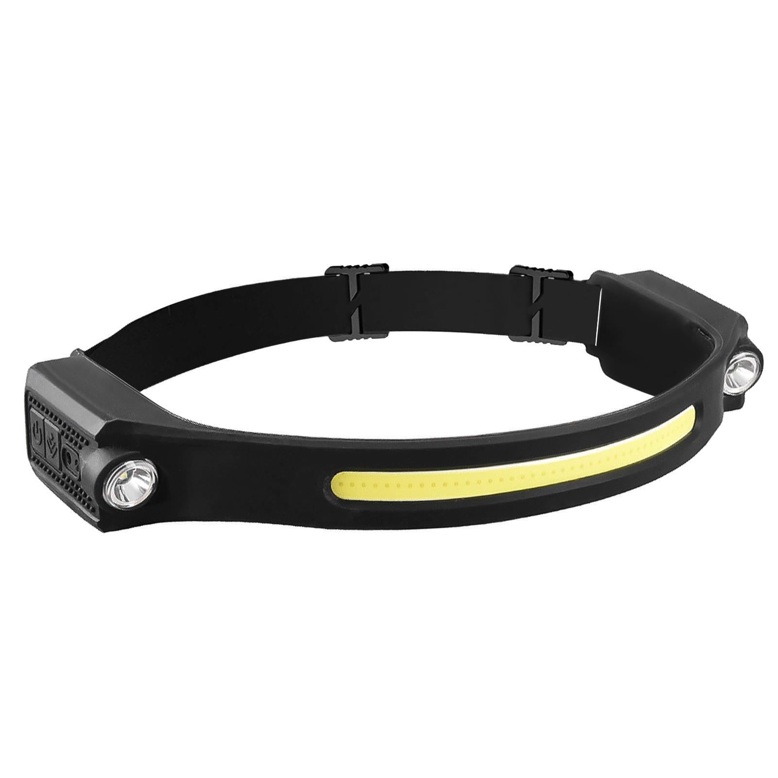 Lightweight Headlamp Flashlight USB Rechargeable Outdoor Waterproof Headlight for Camping Hiking Fishing Running Cycling
