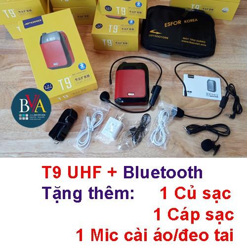 Loa trợ giảng Aporo T9 Bluetooth Mic không dây HÀNG chính hãng