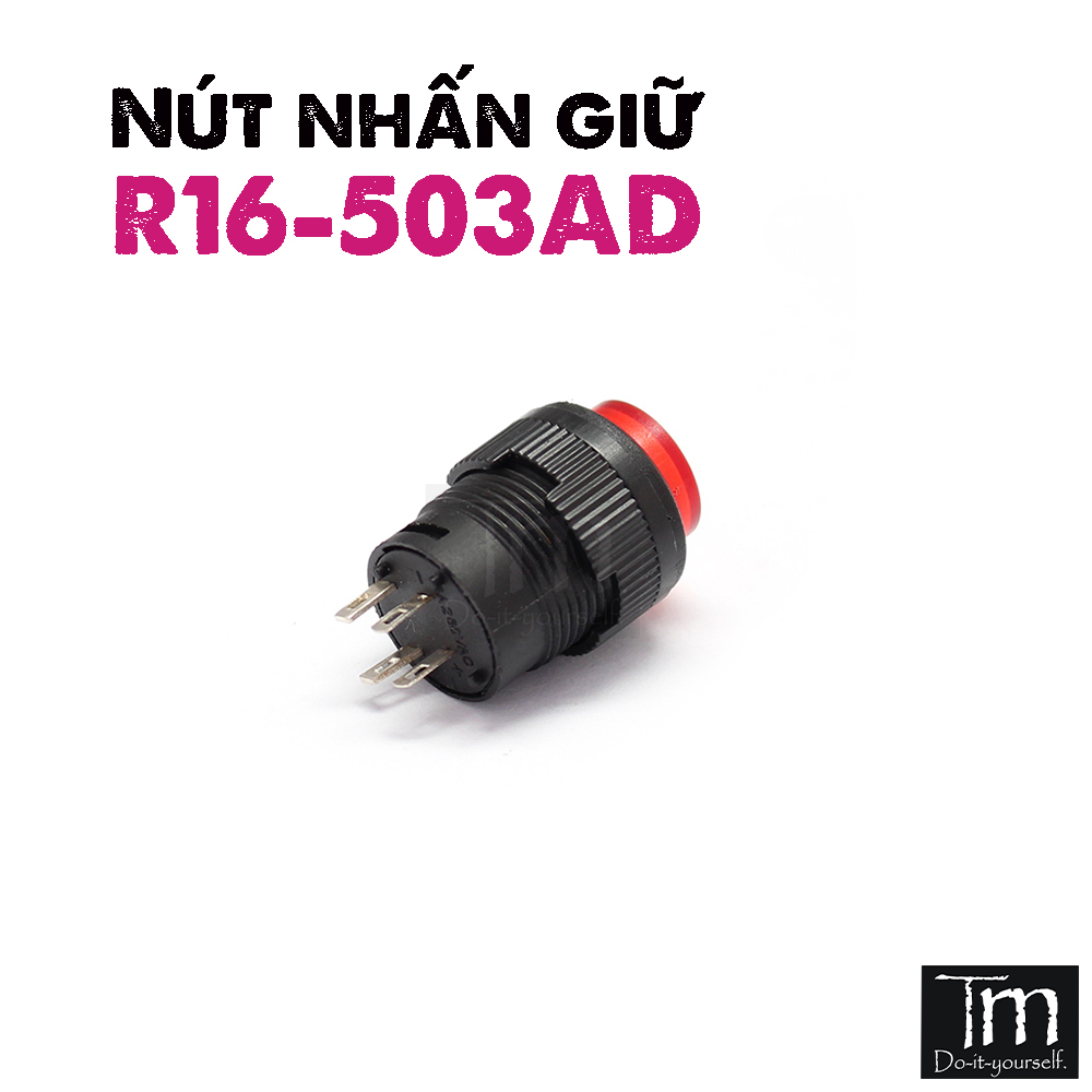 Nút Nhấn Giữ 16mm R16-503AD