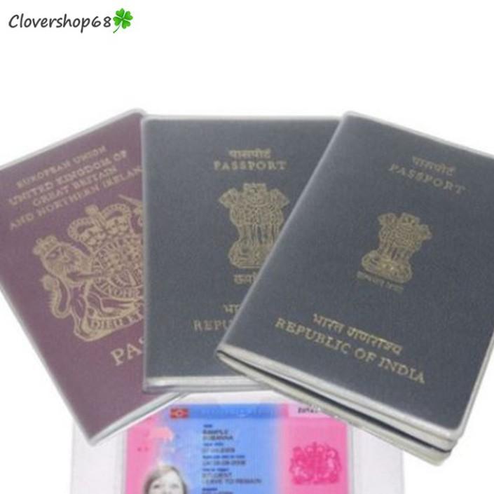 Bìa vỏ bọc bảo vệ hộ chiếu, passport PVC trong suốt.