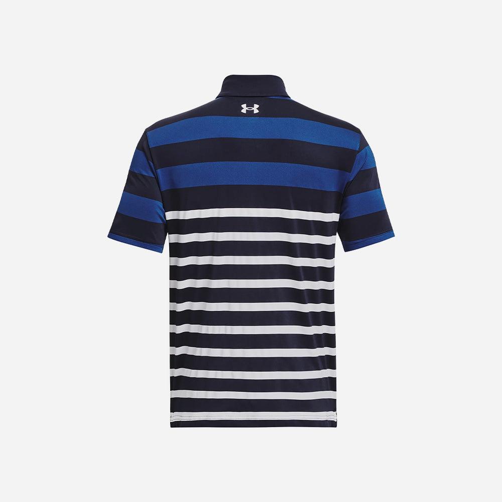 Áo polo thể thao nam Under Armour Playoff 3.0 Stripe - 1378676-411