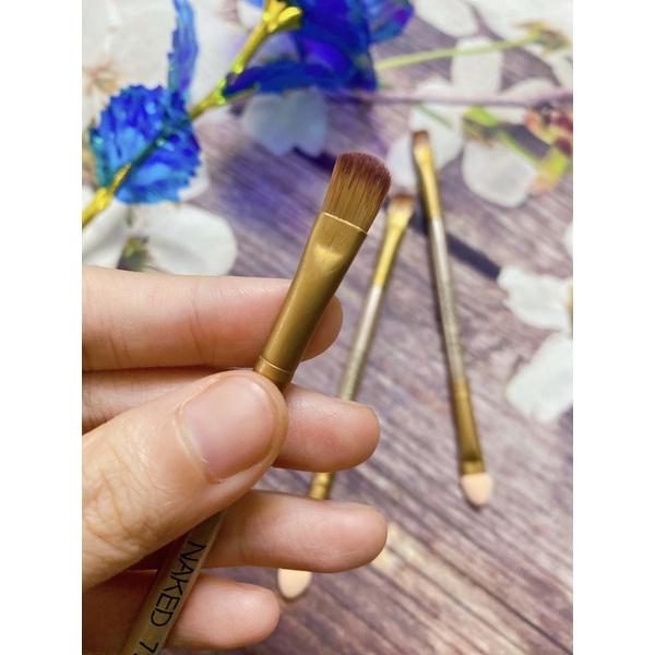 Chổi Cọ Trang Điểm, Cọ Trang Điểm Mắt Và Đánh Sóng Mũi 2 Đầu Vàng Đa Năng Naked 727