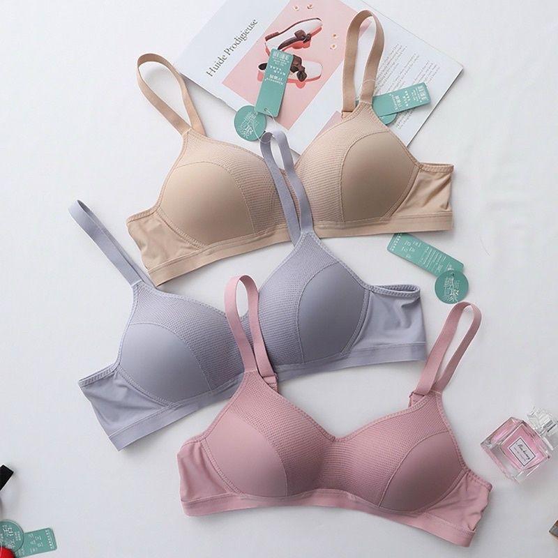 Áo lót nữ su lụa không gọng đệm mỏng big size - áo ngực điều hoà